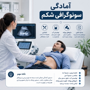 آمادگی قبل از سونوگرافی شکم